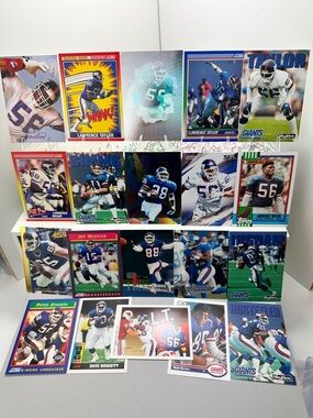 Lawrence Taylor w/ N.Y. Giants 80s/90s stars lot of 20